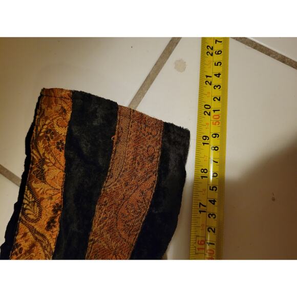 Coldwater Creek Art To Wear Patchwork Velvet Sequin Blazer Jacket Womens Large - Picture 6 of 8